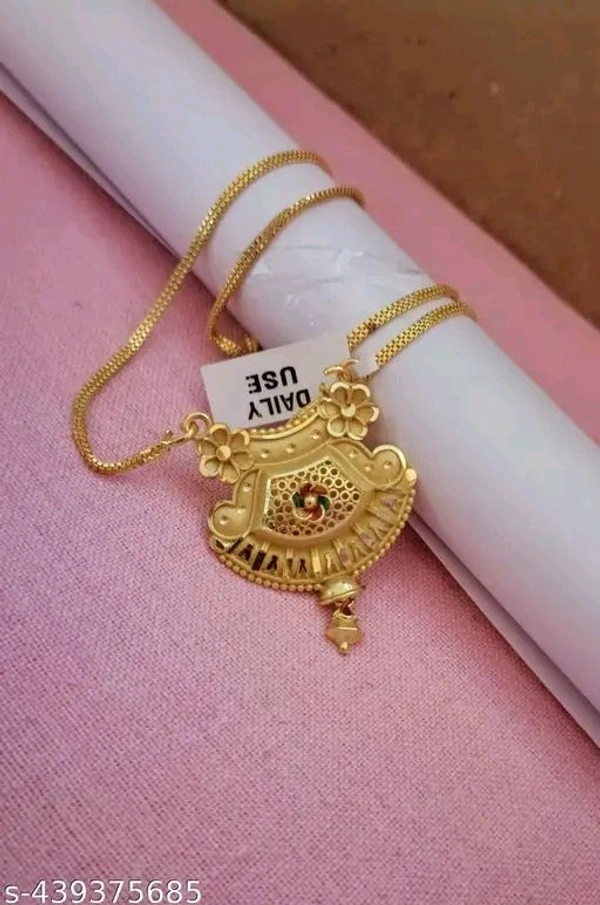 One gram Gold plated pendal