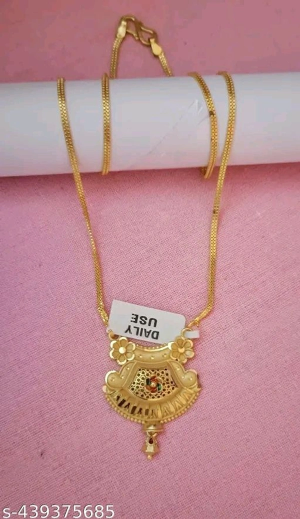 One gram Gold plated pendal