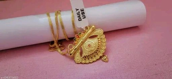 One gram Gold plated pendal