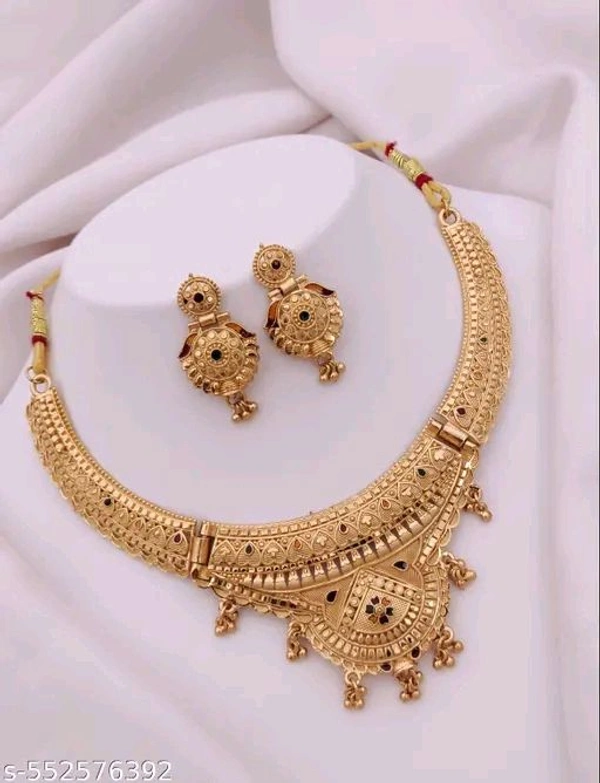 Gold Plated Jewellery Set For Women And Girls
