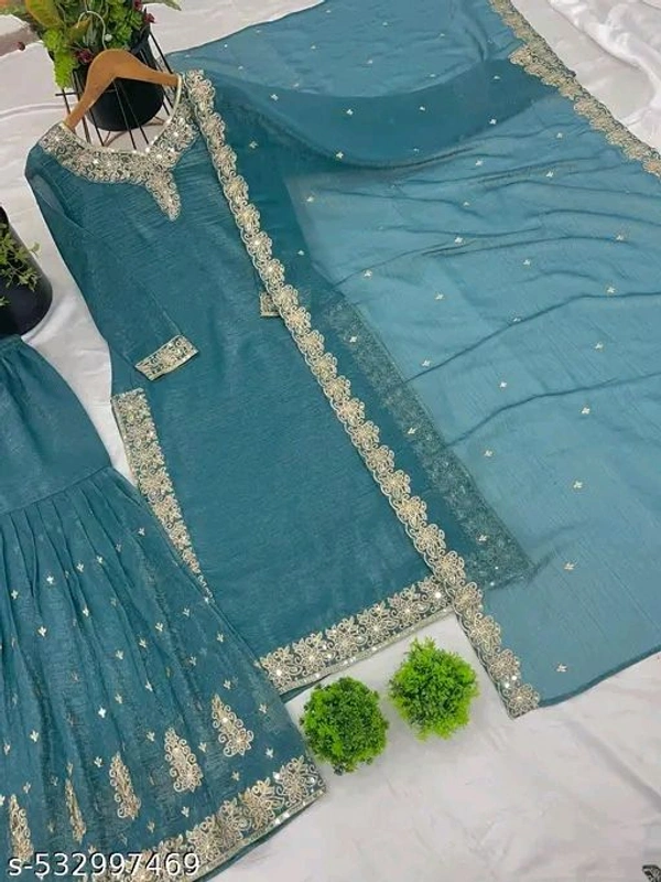 New Designer Party Wear Look Stylish Suit - M