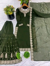 New Designer Party Wear Look Stylish Suit - M