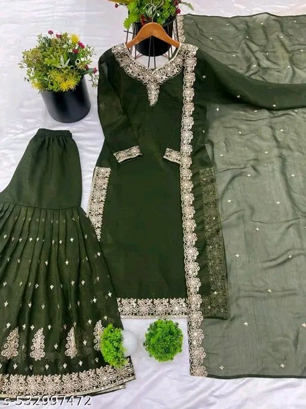 New Designer Party Wear Look Stylish Suit - M