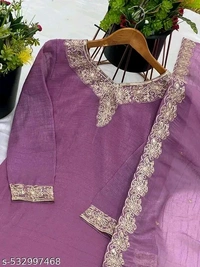 New Designer Party Wear Look Stylish Suit - Xl