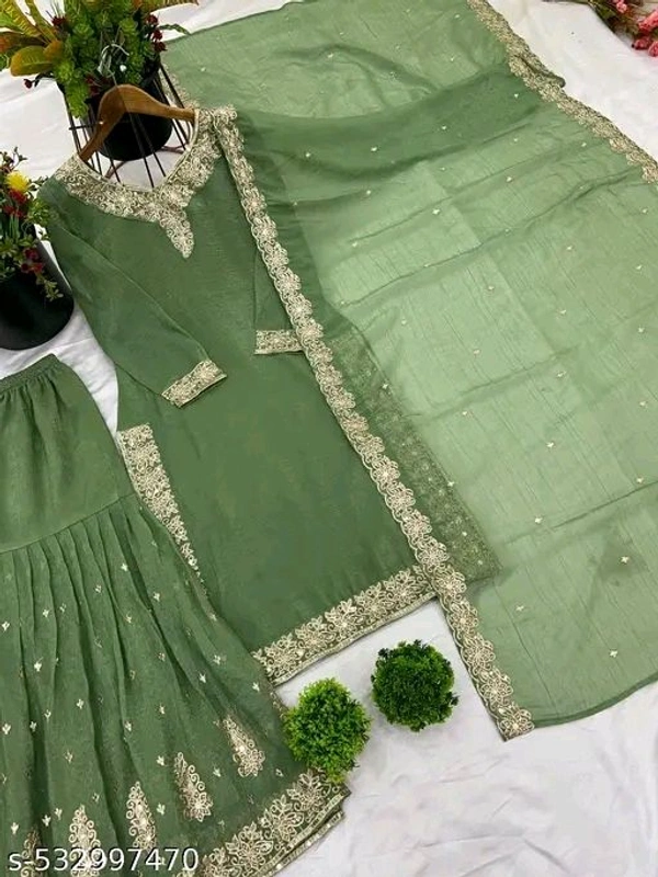 New Designer Party Wear Look Stylish Suit - L
