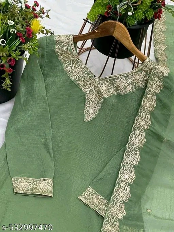 New Designer Party Wear Look Stylish Suit - L