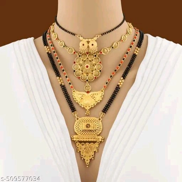 beautiful mangalsutra combo for women(pack of 2)
