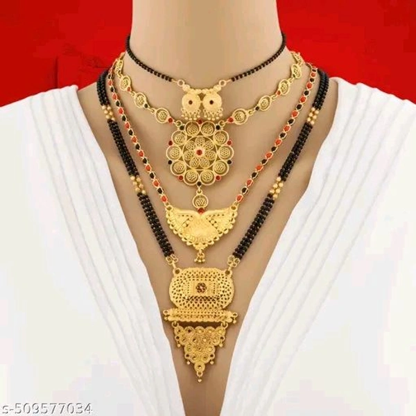 beautiful mangalsutra combo for women(pack of 2)
