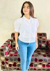 Pretty Graceful Women Tops & Tunics - M