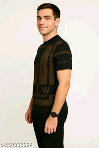 Polyester Men Polyester Regular Tshirts - Xl