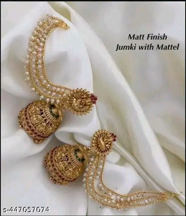 Bhumi09   Stunning    Premium Quality Micro Gold Plated  Wonderful Trendy Classic Feather   Studs Earrings For Daily Use / Earring For Women / Girls Stylish By Sold Manufacturer/ Direct From Factory