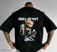 Men Cotton Blend Loose Tshirts - S