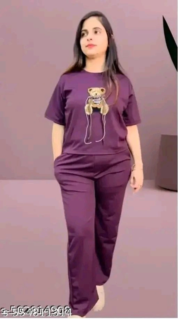 LATEST CORD SET FOR WOMEN, CORD SET/NIGHT SUIT/ACTIVE WEAR/GYM WEAR/CASUAL WEAR/AIRPORT LOOK - M