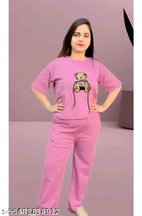 LATEST CORD SET FOR WOMEN, CORD SET/NIGHT SUIT/ACTIVE WEAR/GYM WEAR/CASUAL WEAR/AIRPORT LOOK - M