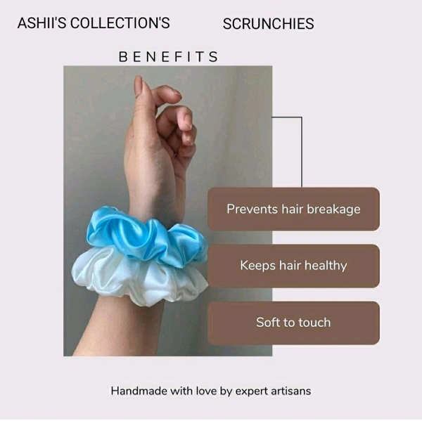 Sstin Scrunchies - Sherpa Blue