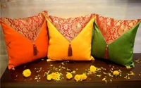  sofa throw cushion case - multi color, 16X16