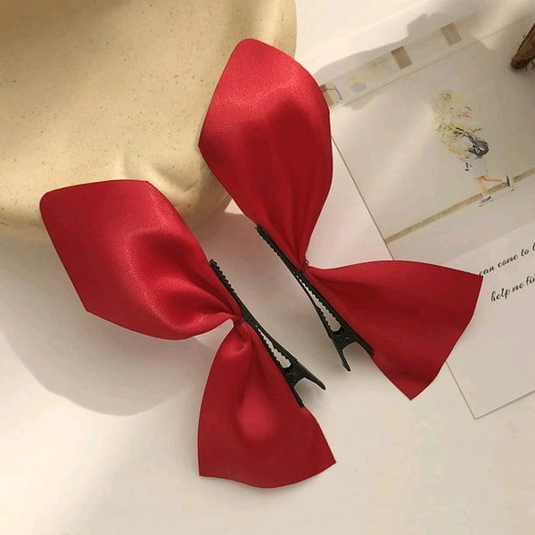  Korean butterfly hair cilp - Black, 5X 1.4