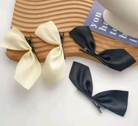  Korean butterfly hair cilp - Black, 5X 1.4