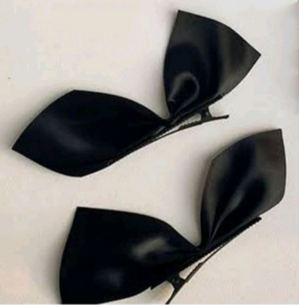  Korean butterfly hair cilp - Black, 5X 1.4