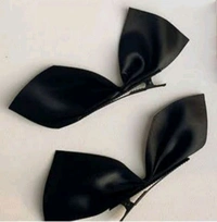  Korean butterfly hair cilp - White