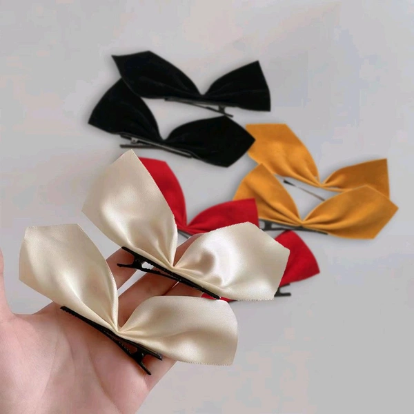  Korean butterfly hair cilp - Tangerine
