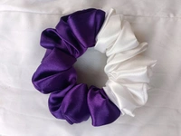 double shade scrunchie - Black