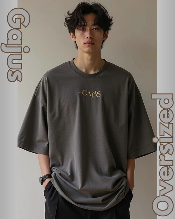 GAJUS OVERSIZED DROP SHOULDER  - Dorado, S.M L.XL