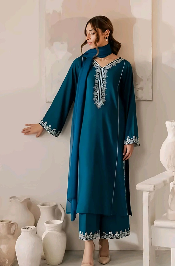 Aliya Kurti Set  - Tory Blue, S