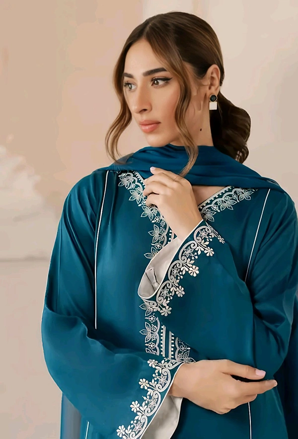 Aliya Kurti Set  - Tory Blue, S