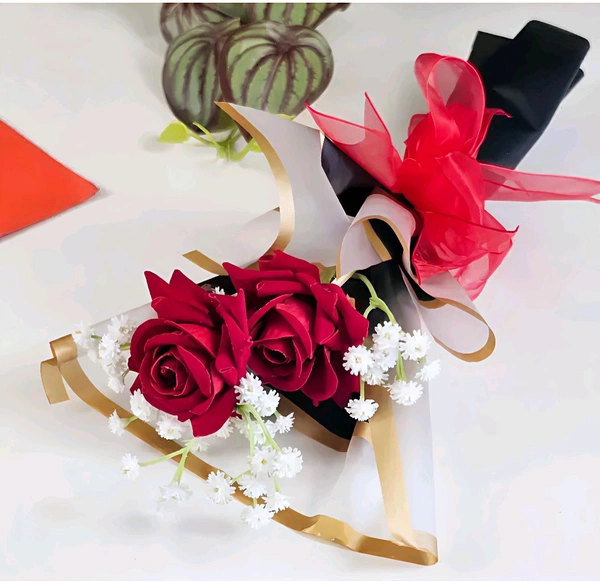 Artificial Flowers Bouquet  - Free Size