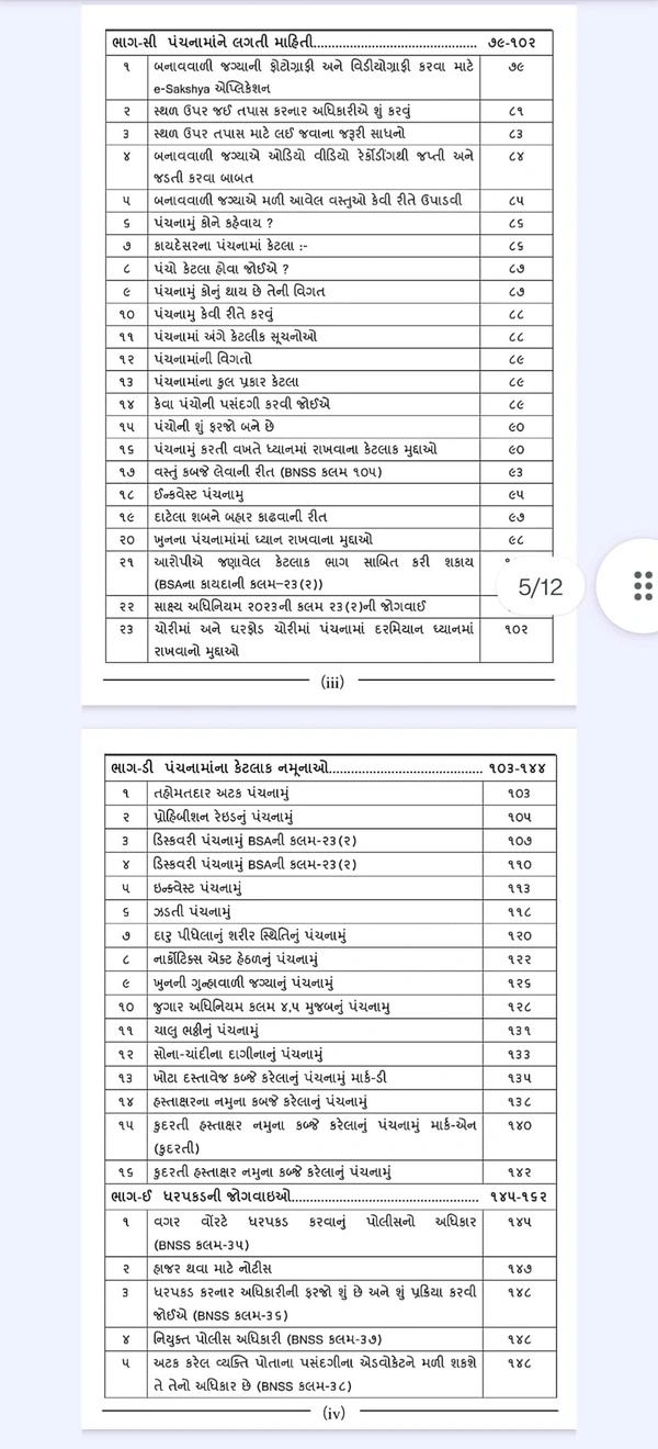 Police Investigation (Khatakiya Pariksha માટે )