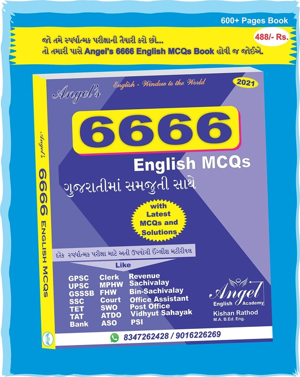 Angel 6666 English MCQs  Angel English Academy