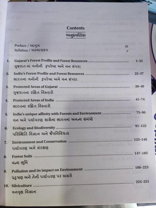 GPSC UPSC RFO ACF IFS Vyapak Vaniki વ્યાપક વાનિકી