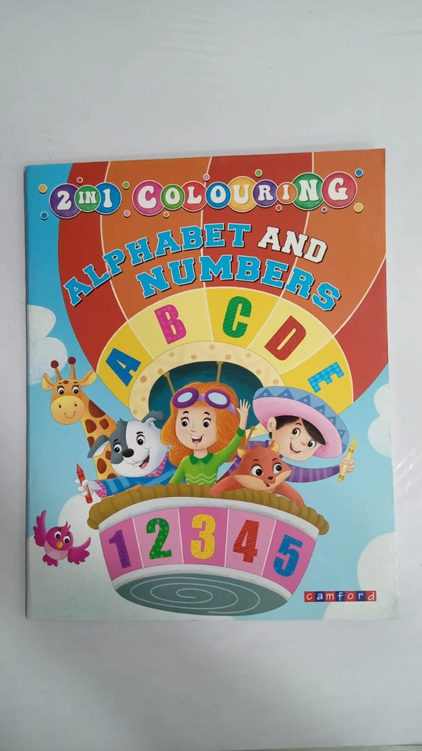 2 IN 1 COLOURING ALPHABET AND NUMBERS