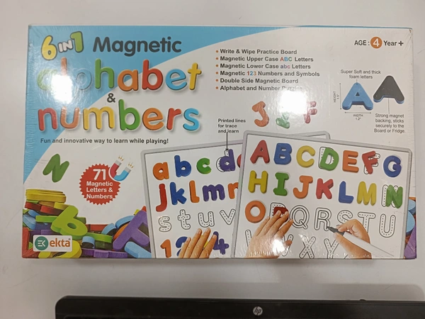 6IN1 MAGNETIC ALPHABET & NUMBERS