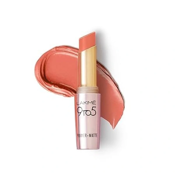 LAKME 9 TO 5 PRIMER + MATTE LIPSTICK - Apricot Rust