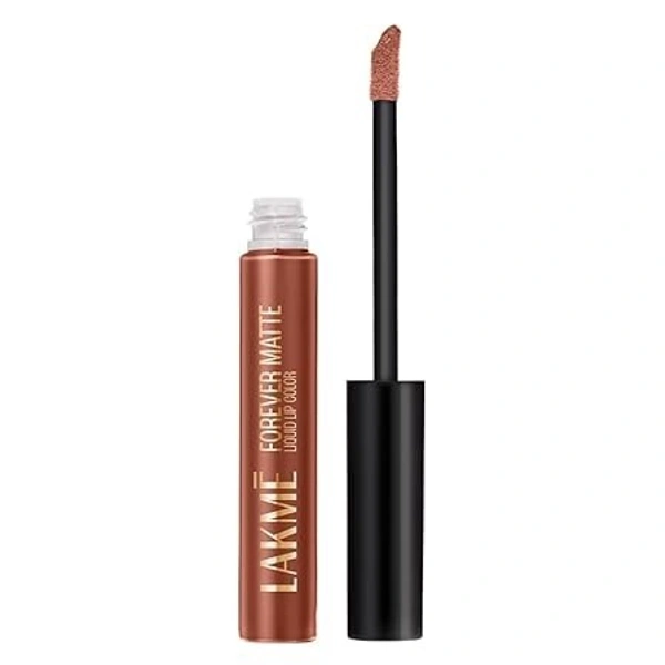 LAKME FOREVER MATTE LIQUID LIP COLOR 5.6ML  - NUDE PERK