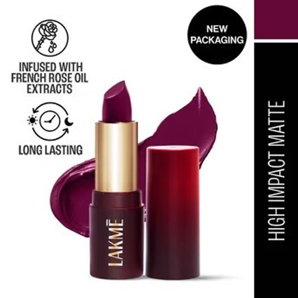 LAKME FOREVER MATTE LIPSTICK 4.5G - PURPLE DIAMOND