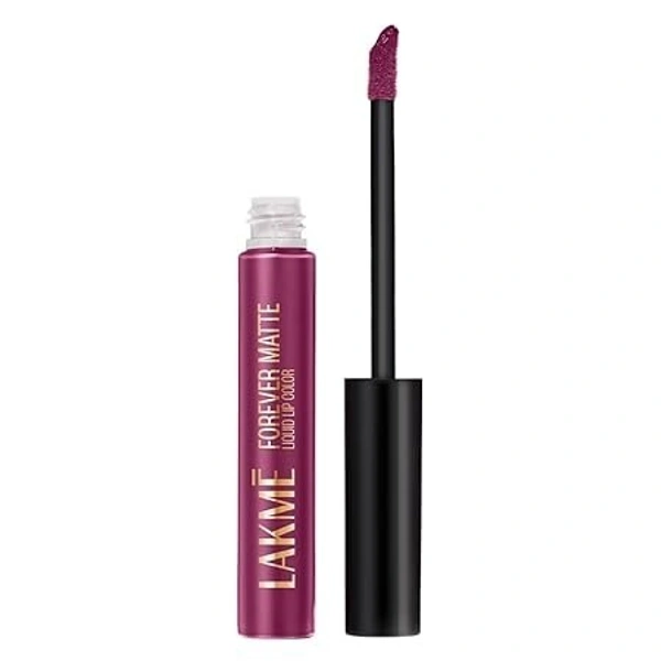 LAKME FOREVER MATTE LIQUID LIP COLOR 5.6ML  - PURPLE POUT