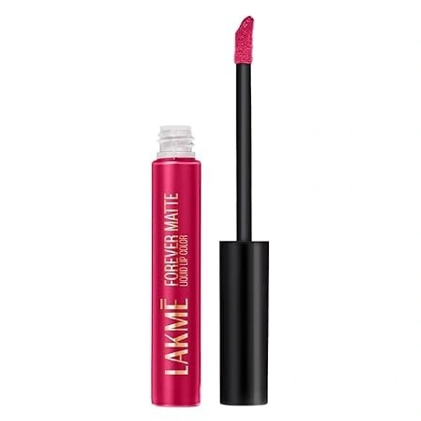 LAKME FOREVER MATTE LIQUID LIP COLOR 5.6ML  - RED BERRY