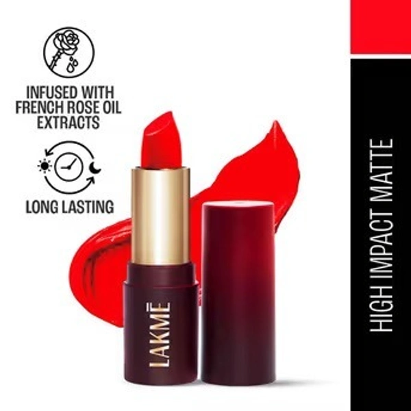LAKME FOREVER MATTE LIPSTICK 4.5G - RED BOMB SHELL