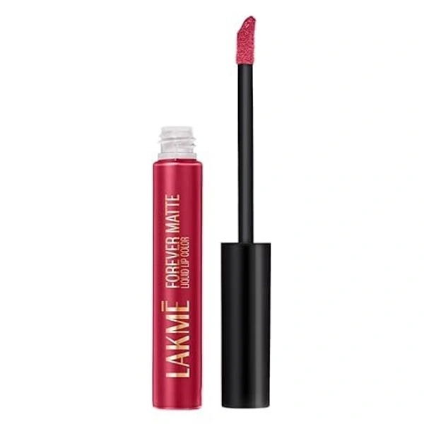 LAKME FOREVER MATTE LIQUID LIP COLOR 5.6ML  - RED CANDY