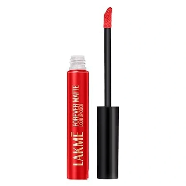 LAKME FOREVER MATTE LIQUID LIP COLOR 5.6ML - RED DRIVE