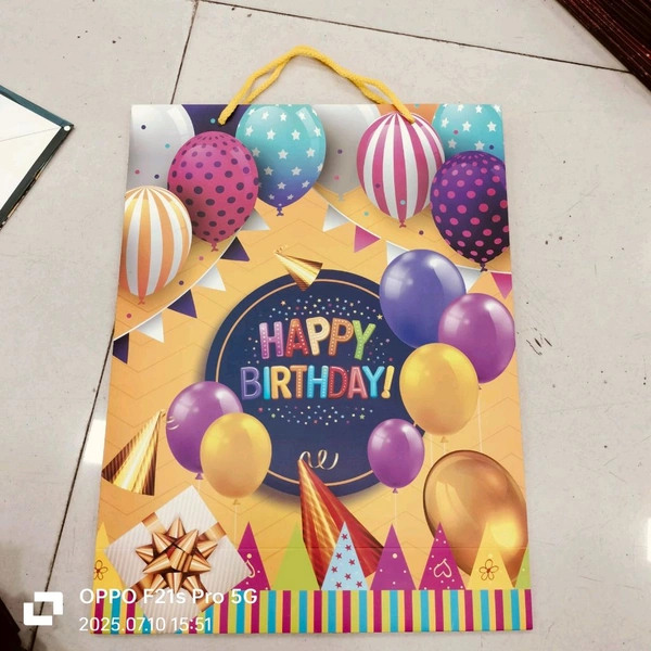 Happy Birthday Paper Bag