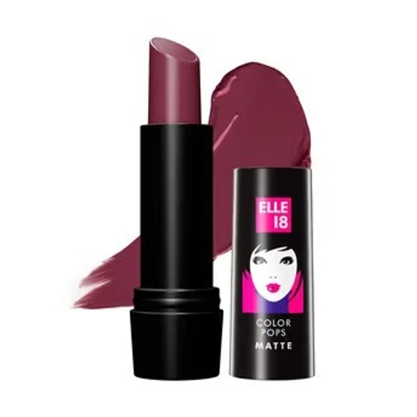 ELLE 18 COLOR POPS MATTE LIPSTICK - W14 BERRY TEA