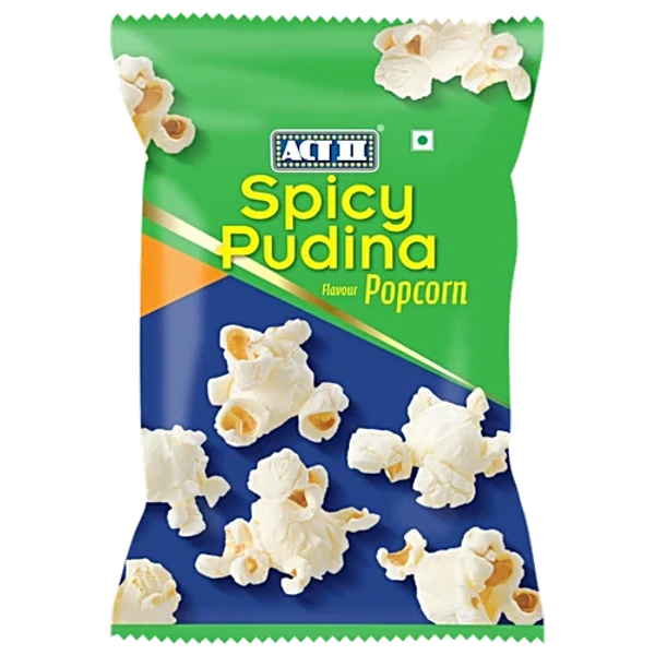 ACTII SPICY PUDINA POPCORN 40G