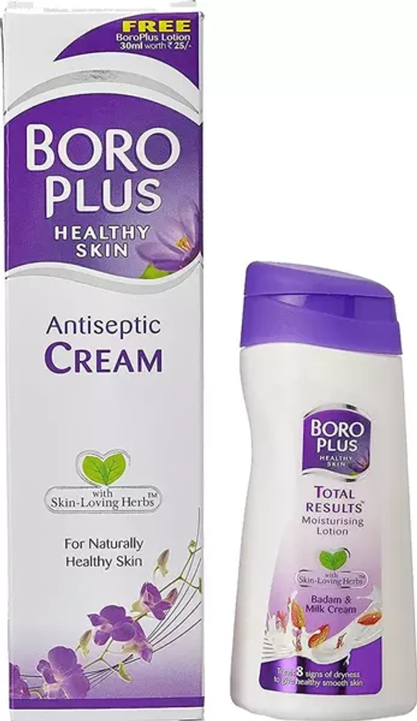 BORO PLUS HEALTHY SKIN AYURVEDIC ANTISEPTIC CREAM FREE BOROPLUS LOTION