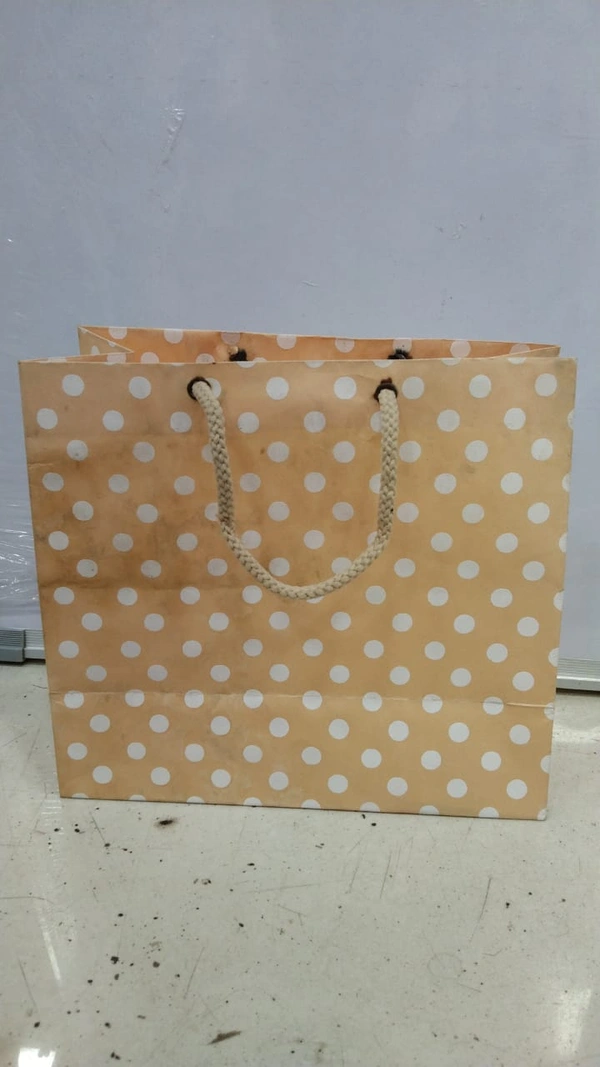 BROWN PAPER PRINTED COLOUR BAG 10