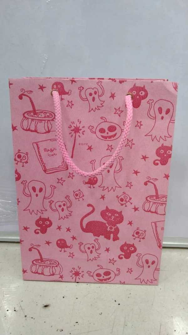 BROWN PAPER PRINTED COLOUR BAG 7