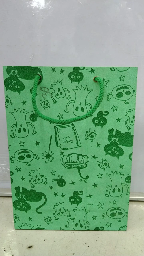 BROWN PAPER PRINTED COLOUR BAG 8